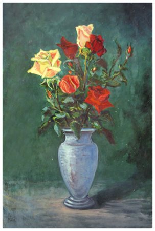 MILLUS (Mauro Illusi) Livorno 1925 – 1992 Senza titolo Olio su tavola 60 x...