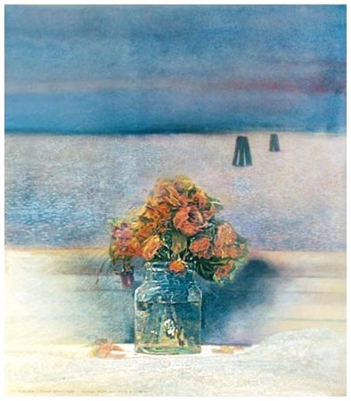 GIUSEPPE GIANNINI Quiesa 1937 Tardo pomeriggio T.m. su cartoncino 55 x 48....