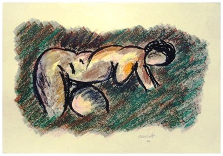 ENNIO MORLOTTI Lecco 1910 – Milano 1992 Senza titolo Pastelli a olio su...