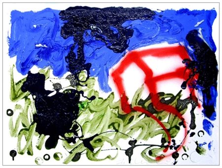 MASSIMO FALSETTI Roma 1955 Senza titolo 2000 Olio e t.m. su tela 60 x 80....