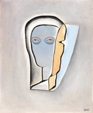 Alberto Martini Oderzo (Tv) 1876 - Milano 1954 Autoritratto, 1931 Olio su...