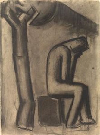 Alberto Martini Oderzo (Tv) 1876 - Milano 1954 Hamlet (La pazzia di Amleto),...