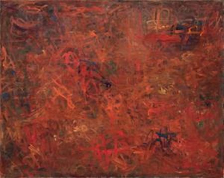 Mario Mafai Roma 1902 - 1965 Giorni felici, (1959) Olio su tela, cm. 80x100...