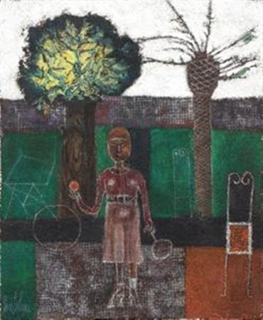 Franco Gentilini Faenza (Ra) 1909 - Roma 1981 Il giardino incantato, 1961...