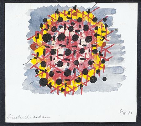 BIGGI GASTONE Roma 12/02/1925 - Langhirano 29/09/2014Circolarità radiosa,...