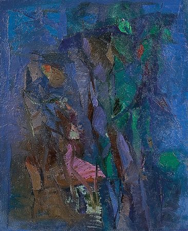 BRUNORI ENZO Perugia 14/07/1924 - Roma 13/05/1993Luce fredda, 1966olio su...