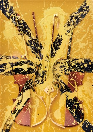 ARMAN FERNANDEZ Nizza 1928 - New York 22/10/2005Senza titoloviolino scomposto...