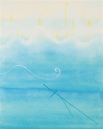 VAGO VALENTINO Barlassina (Mi) 16/12/1931R.A.65, 1988olio su tela cm. 81x65,...