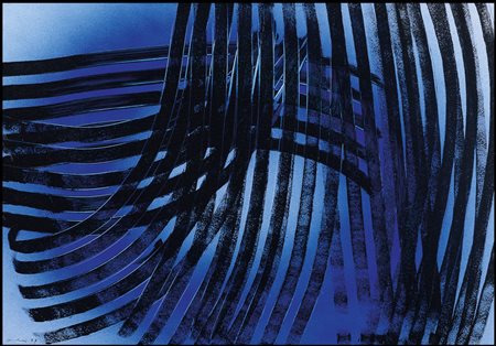 HARTUNG HANS Lipsia 1904 - Antibes 1989P1973-Z33, 1973acrilico su cartone...