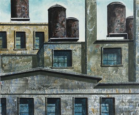 CAPUTO TONINO Lecce 14/05/1933The village, 1994olio su cartone telato cm....