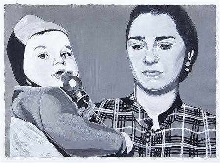 MONTESANO GIANMARCO Torino 21/06/1949Il Principio Speranzatempera su carta...