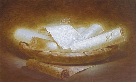 SEMYONOV FELIX 1951Natura morta, 1998olio su tela cm. 60x100, firma e anno al...