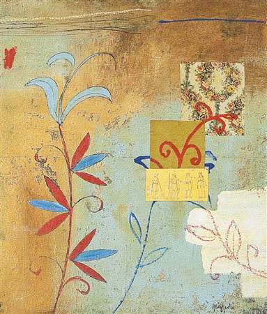 GIOVAGNOLI LUCA Rimini 1963Luogo d'incontro, 2001tecnica mista su tela grezza...