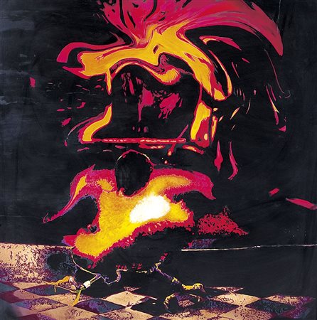 MONCALEANO LUKA Piacenza 1990B81A, 2005acrilici su panello MDF cm. 110x110,...