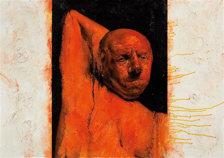 GUIDA FEDERICO Milano 1969Angelo, 2007olio su tela cm. 70x100x3,5; firma,...