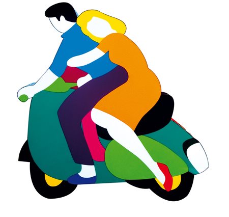 LODOLA MARCO Dorno (Pv) 04/04/1955Vespettaperspex + neon (luminosa da parete)...