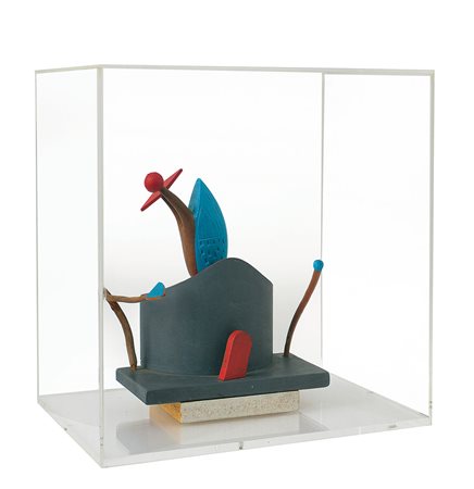 DANGELO SERGIO Milano 1932Highwind, 1977scultura in legno dipinto cm....
