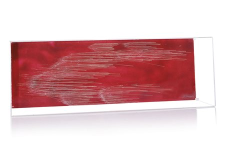 MARCHI MAHATMA Varese 10/10/1972Alta velocità, 2015scultura in vetro su fondo...