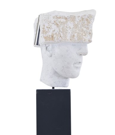 GALLIANI MICHELANGELO Montecchio Emilia (RE) 1975Voltoscultura in marmo...