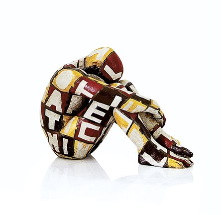 RABARAMA Roma 1969Gest-azione, 2002scultura in bronzo dipinto cm. 19x25x15,...