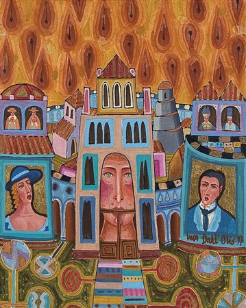 DALL'OLIO LUCA Chiari (Bs) 26/08/1958Paese incantato, 1997olio e tecnica...