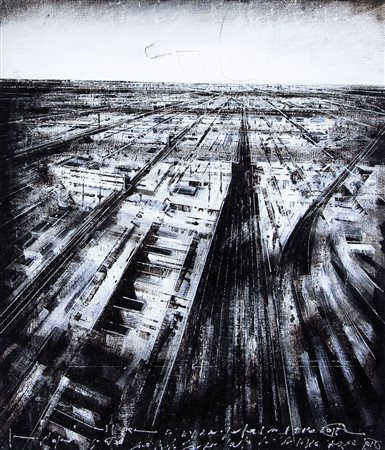 GUAITAMACCHI JONATHAN Londra 1961Main road 1, 2009tecnica mista su carta...