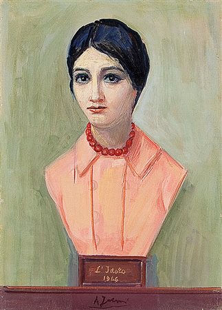 FUNI ACHILLE Ferrara 26/02/1890 - Appiano Gentile (Co) 1972L'idolo, 1966olio...