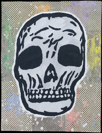 BAECHLER DONALD Hartford, Connecticut (USA) 22/11/1956Skull, 2013gesso,...