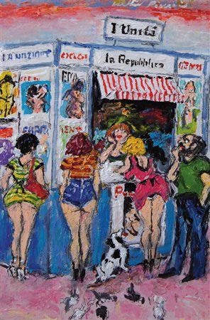 PIACESI WALTER Ascoli Piceno 18/09/1929Ultime notizie, 2012olio su tavola cm....