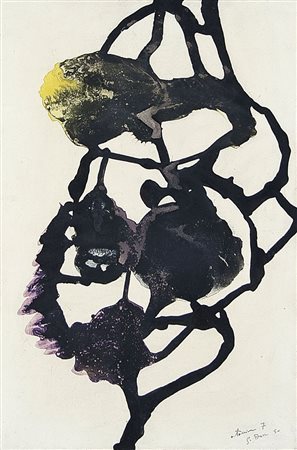 DOVA GIANNI Roma 08/01/1925 - Pisa 1991Atomico 7, 1950tecnica mista su carta...