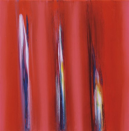 FINZI ENNIO Venezia 1931Il verso del colore, 2009olio su tela cm. 40x40,...