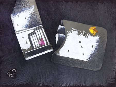 POZZATI CONCETTO Vo' Vecchio (Pd) 01/12/1935Rifumare II, 1985pastello e...