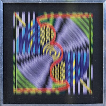 BALDESSARI GUIDO Venezia 1938Superficie vibrante, 1983tecnica mista su...