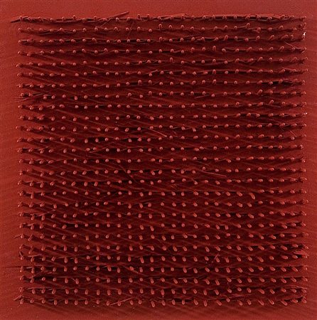 AUBERTIN BERNARD Fontenay aux Roses 1934Tableau clous, 1969acrilico e chiodi...