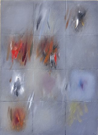 FINZI ENNIO Venezia 1931Senza titoloolio su cartoncino applicato su tela cm....