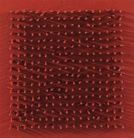 AUBERTIN BERNARD Fontenay aux Roses 1934Tableau clous, 1970acrilico e chiodi...