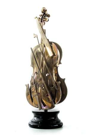 ARMAN FERNANDEZ Nizza 1928 - New York 22/10/2005Violino scompostoscultura in...