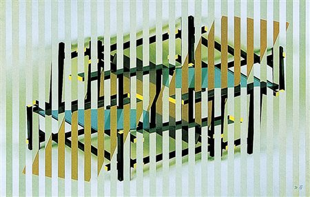 KOLAR JIRI Praga 24/09/1914 - Praga 11/08/2002Senza titolo, 1991collage su...