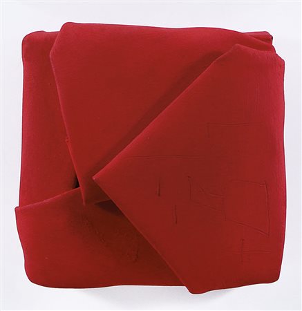 BERLINGERI CESARE Cittanova (Rc) 06/03/1948Sul rosso piegato, 2009olio su...