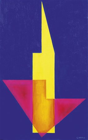 GARAU AUGUSTO Milano 01/11/1923 - Milano 04/11/2010Giallo Blu, 2003olio su...