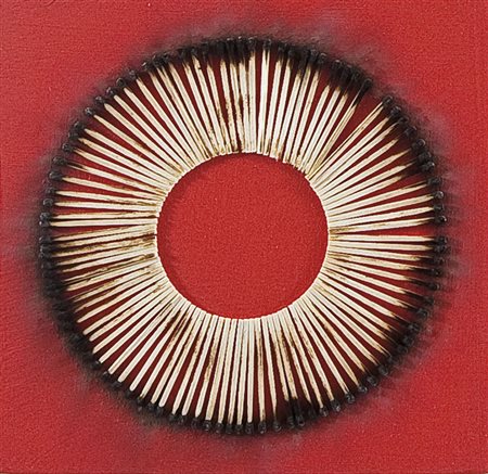 AUBERTIN BERNARD Fontenay aux Roses 1934Dessin de feu, 2010acrilico e...