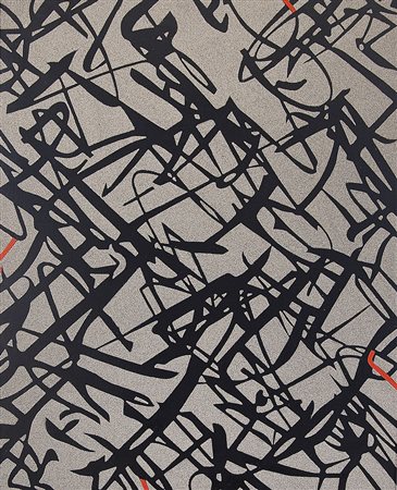 FERRARI AGOSTINO Milano 09/11/1938Vento, 1993olio e sabbia su tela cm....