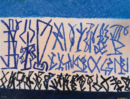 LICATA RICCARDO Torino 20/12/1929 - Venezia 19/02/2014Senza titolo, 2012olio...