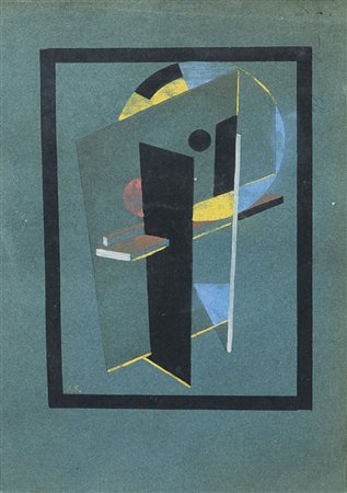 KLJUN IVAN VASIL'EVIC Kiev 1873 - Mosca 1942Composizione cubo-futurista, anni...