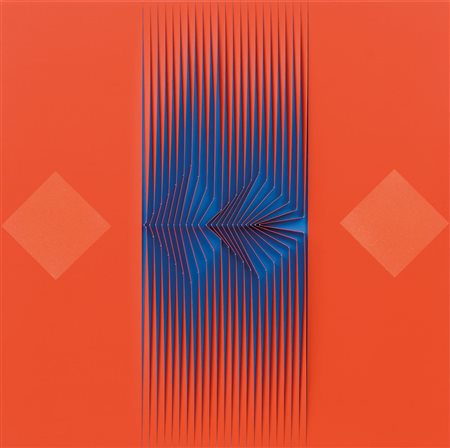 BIASI ALBERTO Padova 02/06/1937Tra le pieghe del rosso, 1992acrilici su tela...