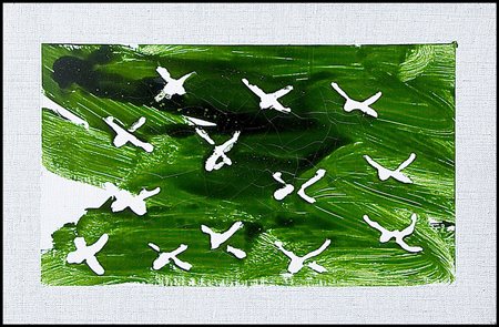 SCHIFANO MARIO Homs (Libia) 1934 - Roma 26/01/1998Senza titolo, 1997smalto su...