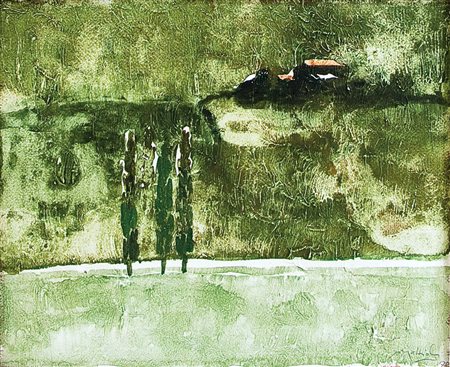 MATTIOLI CARLO Modena 08/05/1911 - Parma 12/07/1994Paesaggio, 1978tecnica...