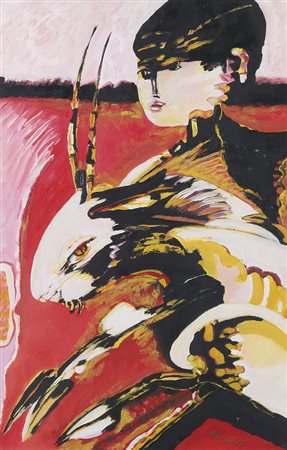 BRINDISI REMO Roma 25/04/1918 - Milano 25/07/1996Pastorale, 1975olio su tela...