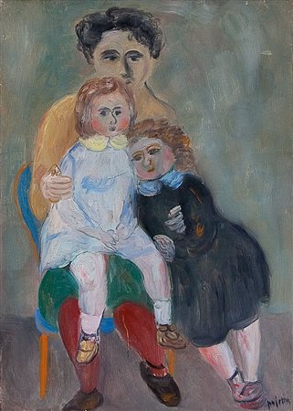 PAJETTA GUIDO Monza (Mi) 08/02/1898 - Milano 15/02/1987Madre e figlie,...