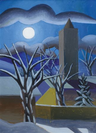 SALVO Leonforte (En) 22/05/1947Dicembre, 2009olio su cartone cm. 47x33,...